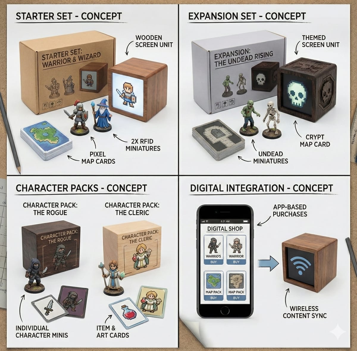 TMGotcha starter kit and expansion packs